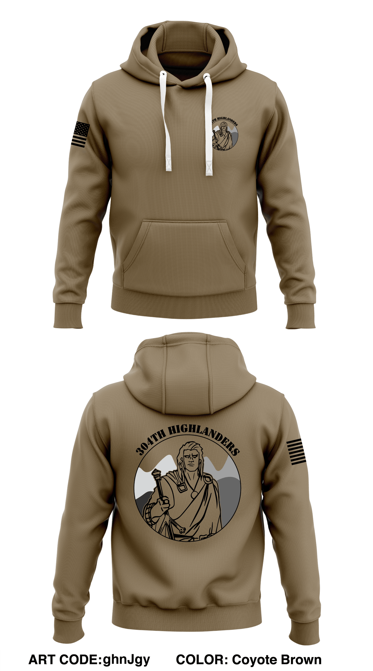 34th MP Co  Store 1  Core Men's Hooded Performance Sweatshirt - ghnJgy
