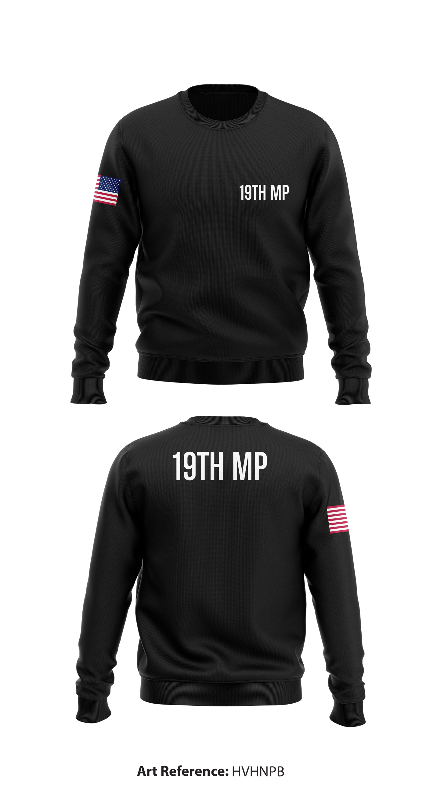 19th Mp Store 1 Core Men's Crewneck Performance Sweatshirt - hvhNpB