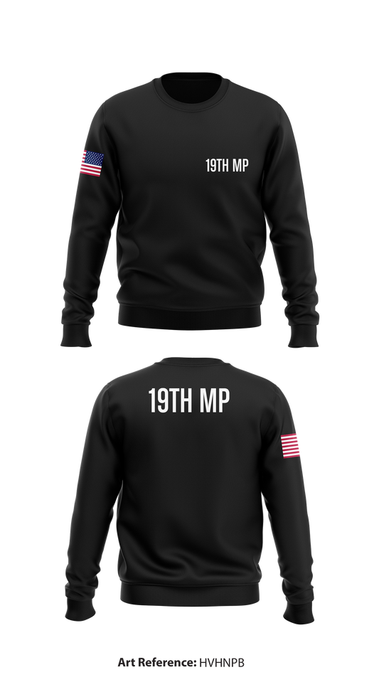 19th Mp Store 1 Core Men's Crewneck Performance Sweatshirt - hvhNpB