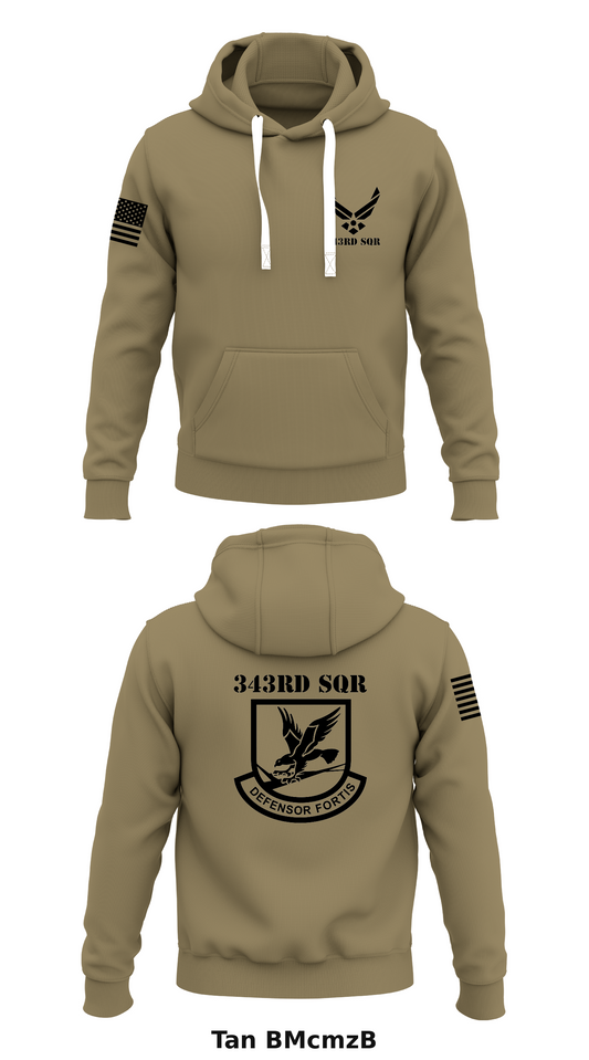 343rd SQR Store 1  Core Men's Hooded Performance Sweatshirt - BMcmzB