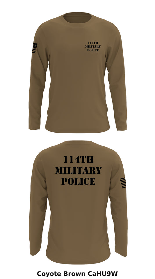 114th Military Police Store 1 Core Men's LS Performance Tee - CaHU9W