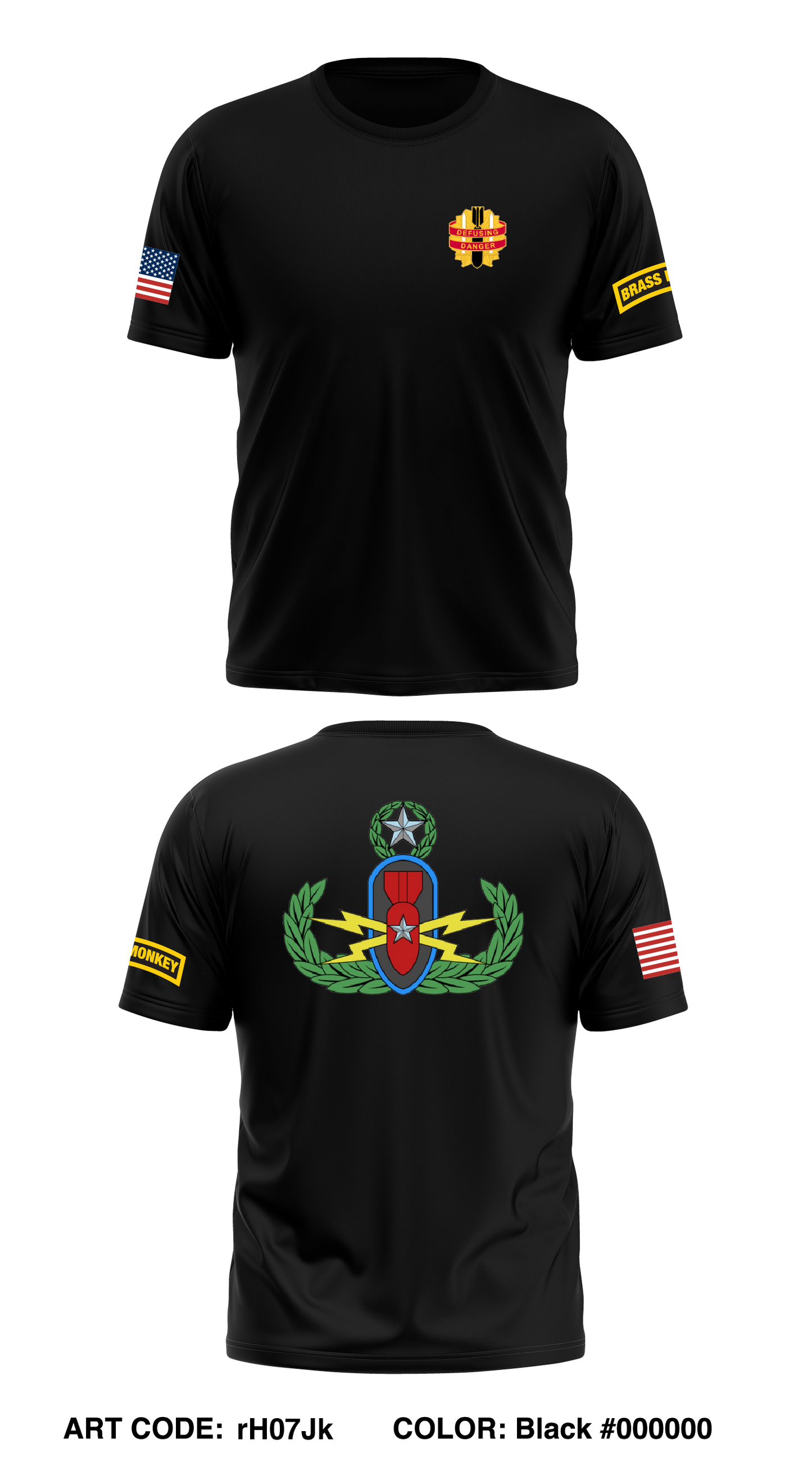 52D ORDNANCE GROUP (EXPLOSIVE ORDNANCE DISPOSAL) STORE 1 Core Men's SS Performance Tee - rH07Jk