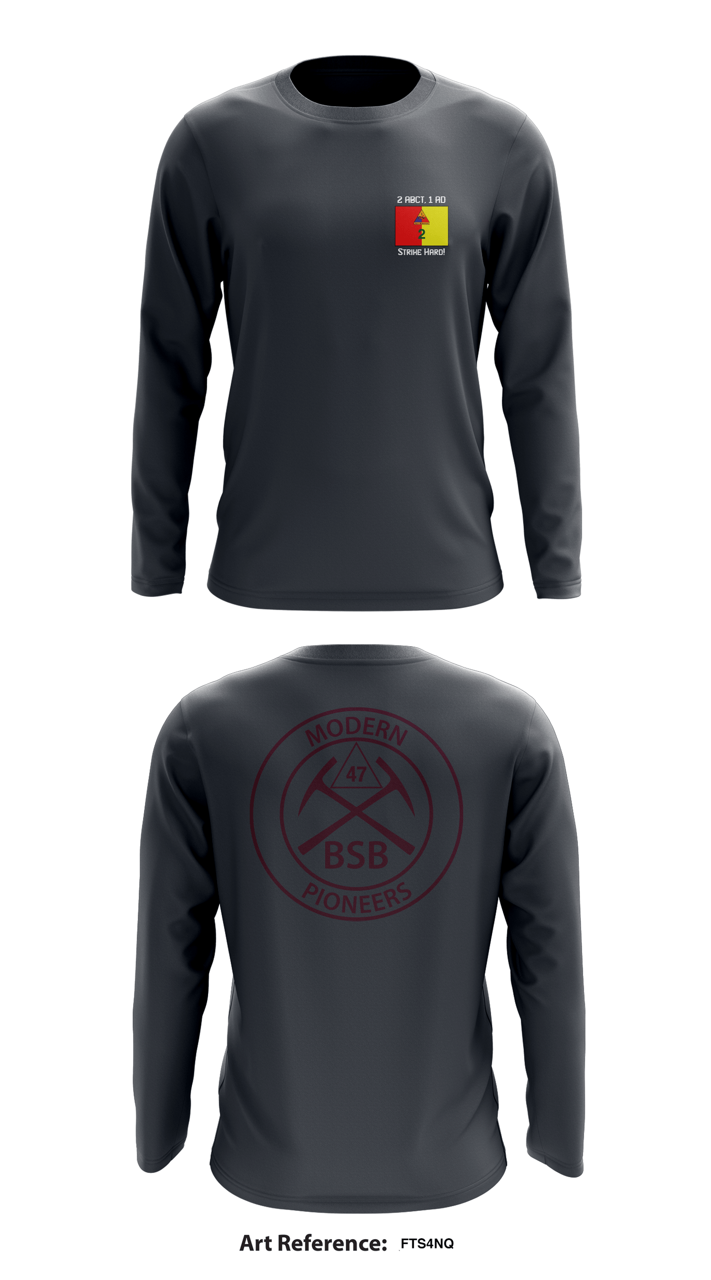 47th Brigade Support Battalion Store 1 Core Men's LS Performance Tee - FTS4NQ