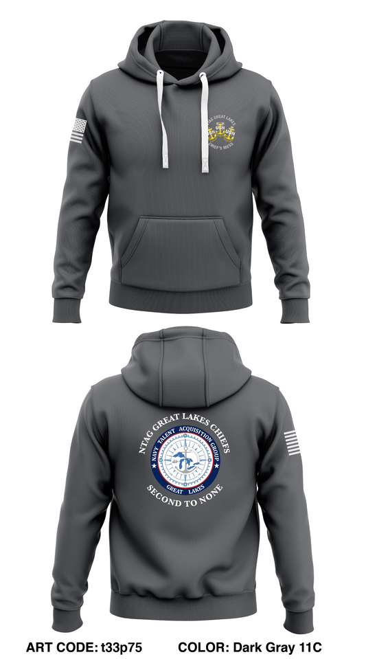 NTAG Great Lakes CPO Mess  Store 1  Core Men's Hooded Performance Sweatshirt - t33p75