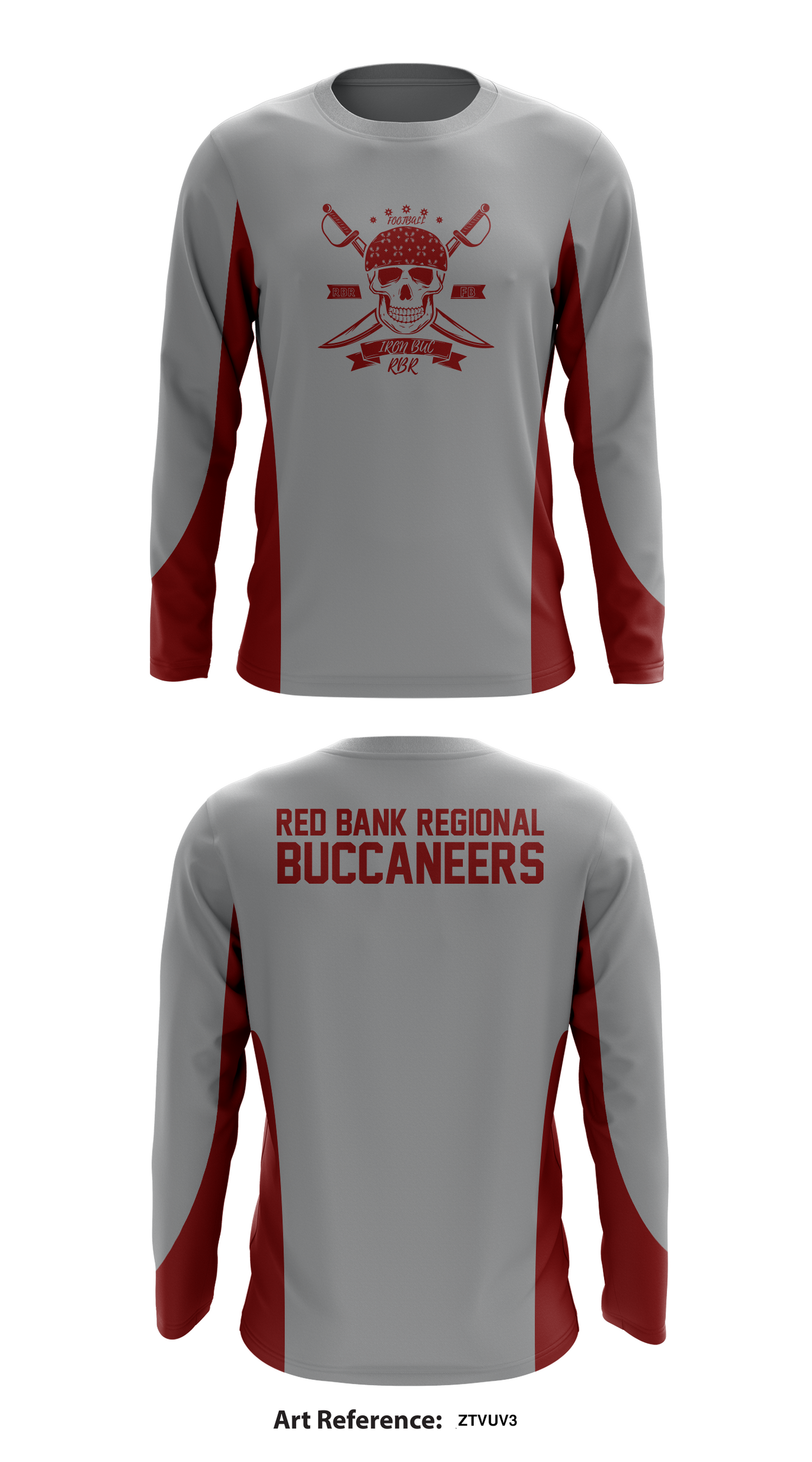 savicustoms Red Bank Regional Buccaneers Store 1 Core Men's Hooded Performance Sweatshirt - GFHj5x 4XL