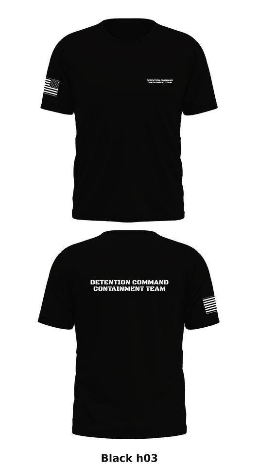 Detention Command Containment Team Store 1 Core Men's SS Performance Tee - h03