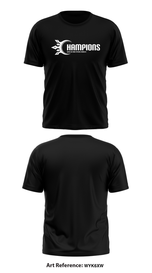 CHAMPIONS FITNESS Store 1 Core Men's SS Performance Tee - wYK6XW