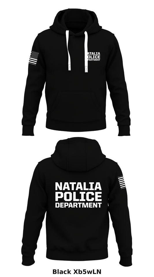 Natalia police department  Store 1  Core Men's Hooded Performance Sweatshirt - Xb5wLN