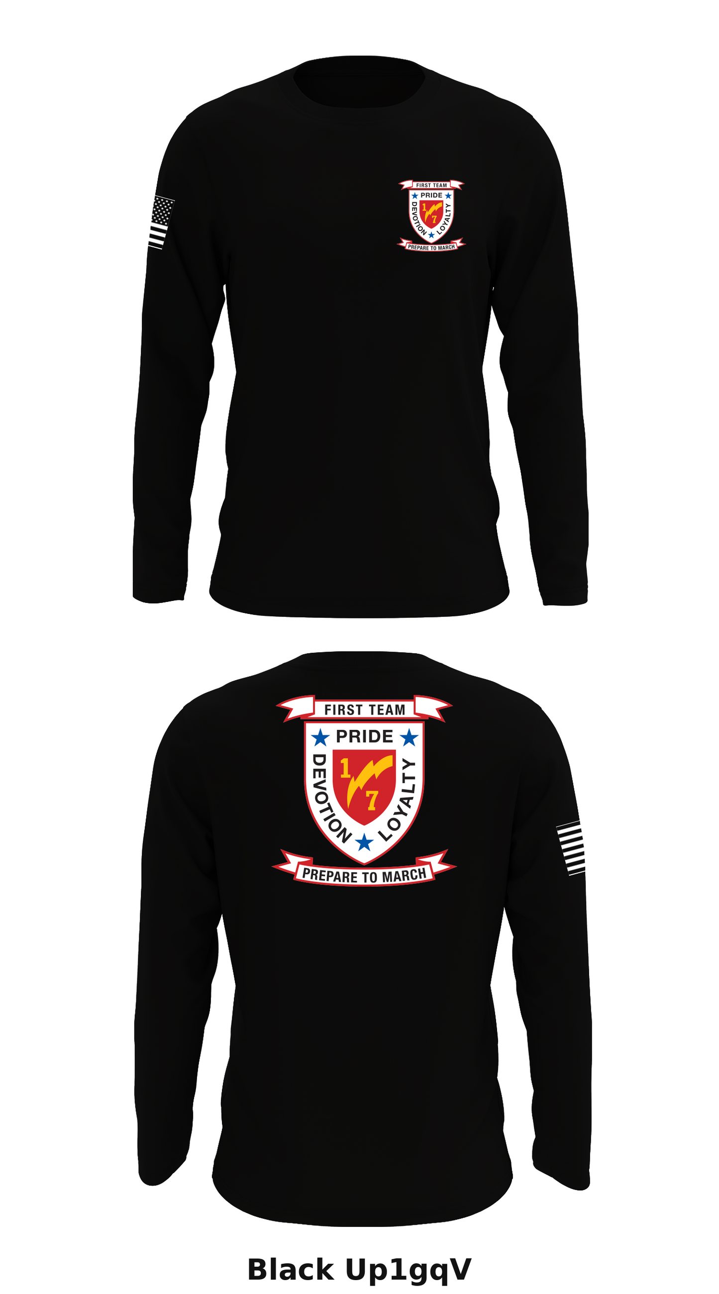1st BN 7th Marine Rgt Store 1 Core Men's LS Performance Tee - Up1gqV