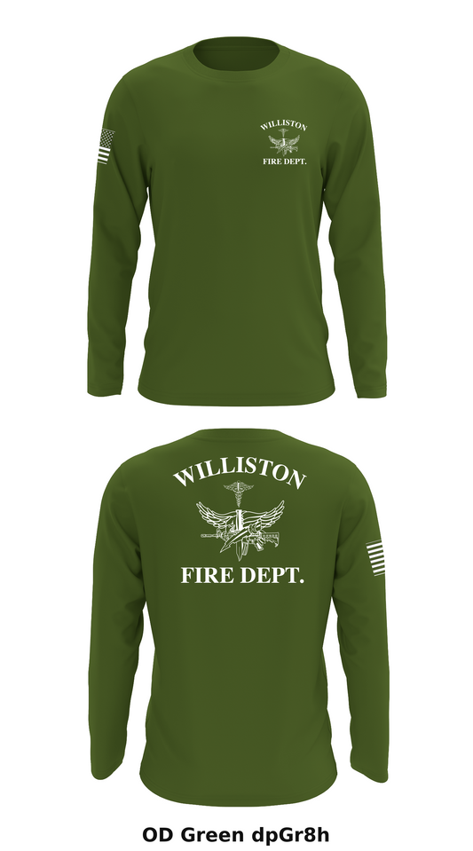Williston Fire Department SWAT Medics Store 1 Core Men's LS Performance Tee - dpGr8h