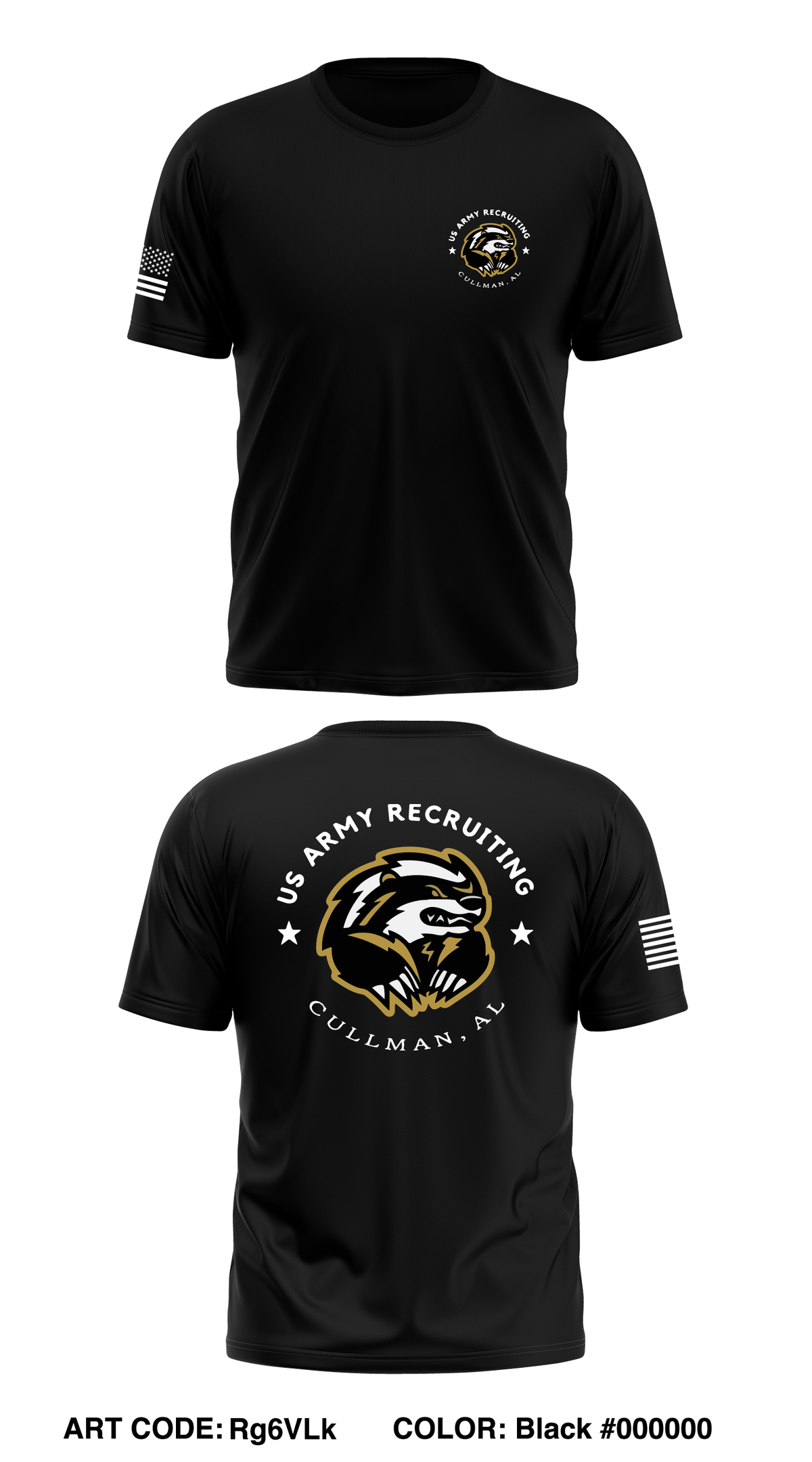 Cullman Army Recruiting  Store 1 Core Men's SS Performance Tee - Rg6VLk