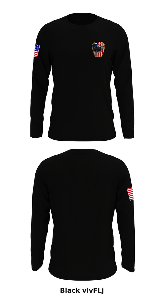 Fire Photo Unit Store 1 Core Men's LS Performance Tee - vlvFLj
