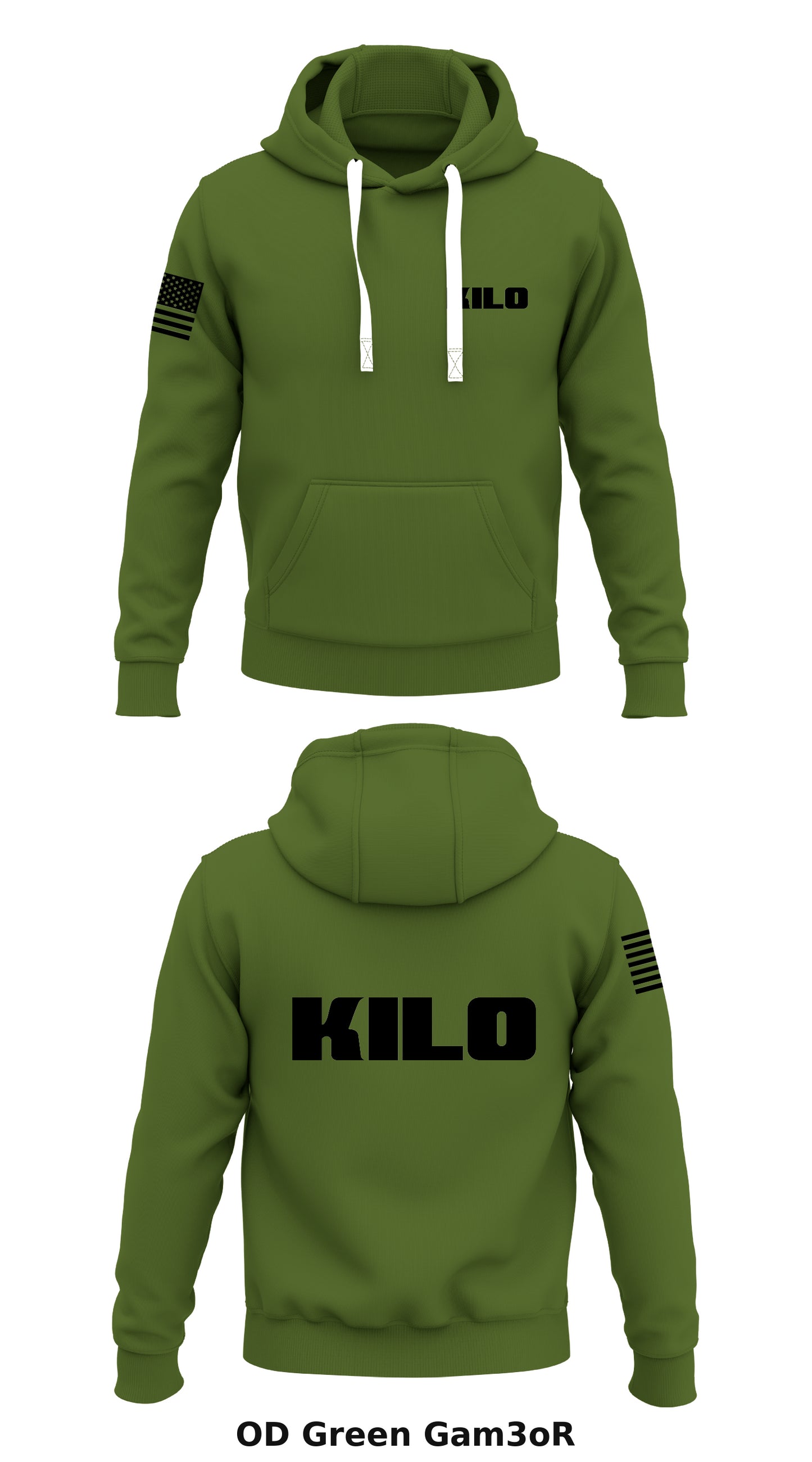 Kilo Store 1 Core Men's Hooded Performance Sweatshirt - Gam3oR