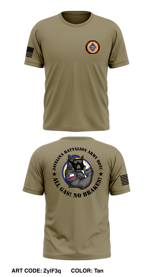 Javelina Battalion Army ROTC Store 1 Core Men's SS Performance Tee - ZylF3q