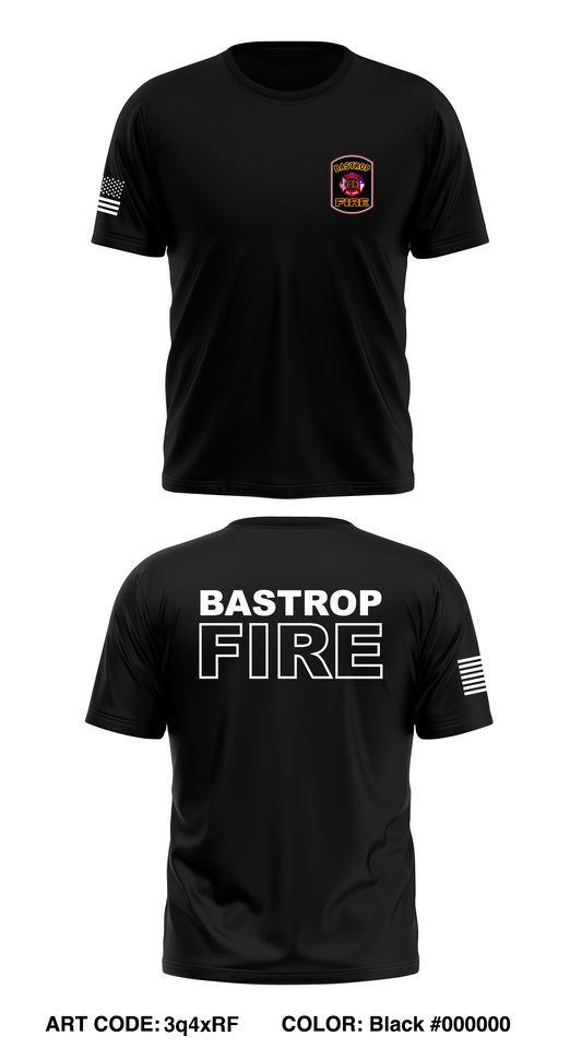 Bastrop Fire Store 1 Core Men's SS Performance Tee - 3q4xRF