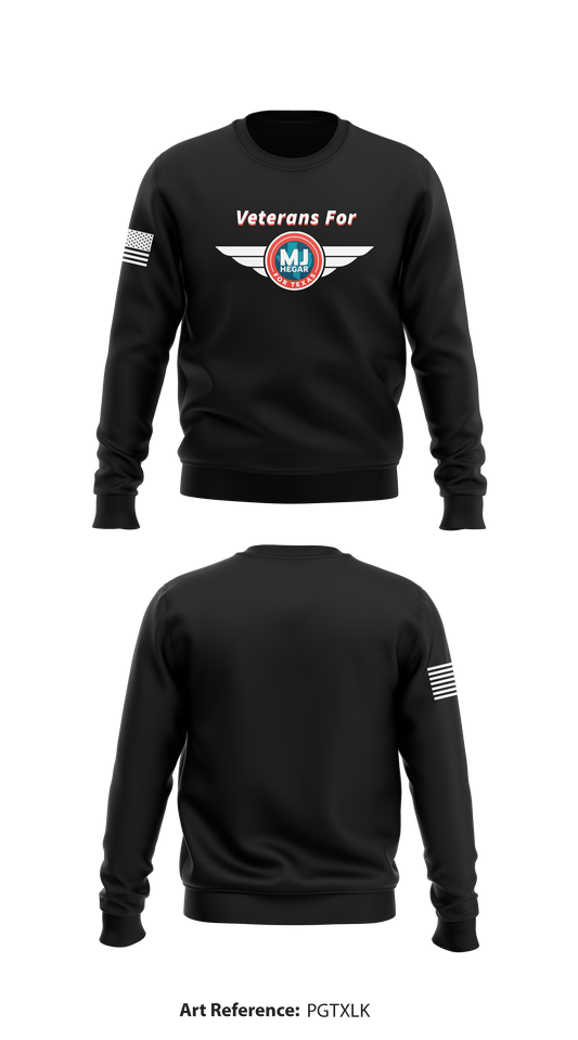 Veterans for MJ Store 1 Core Men's Crewneck Performance Sweatshirt - pGTXLk