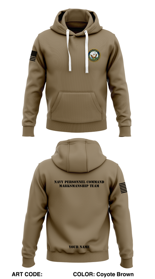 Navy Personnel Command Store 1  Core Men's Hooded Performance Sweatshirt - jeeFCJ