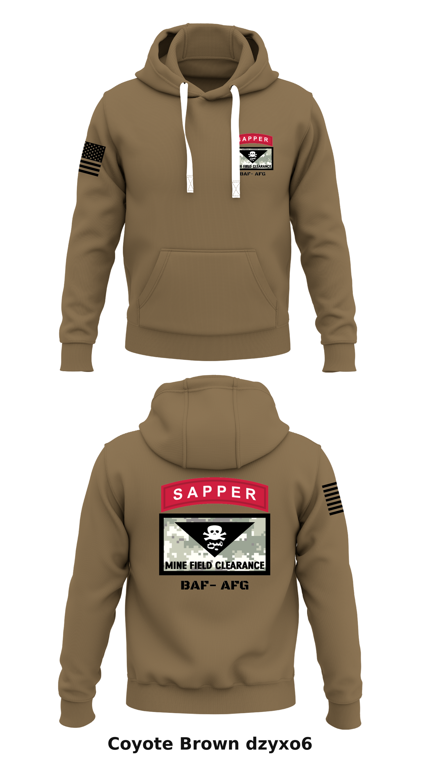 Mine Action Center - QRF Store 1  Core Men's Hooded Performance Sweatshirt - dzyxo6