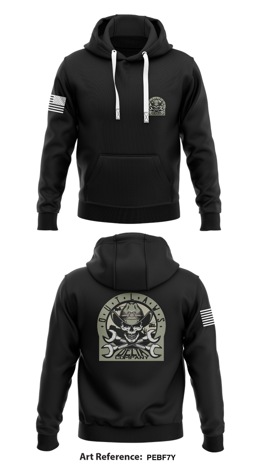Delta company 2-227 AVN Store 1  Core Men's Hooded Performance Sweatshirt - Pebf7Y