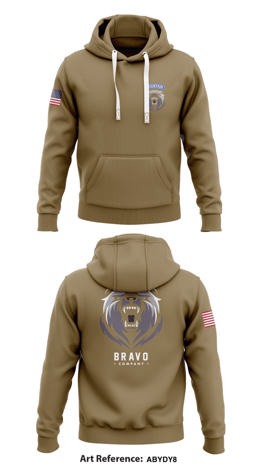 Bravo Company Store 2  Core Men's Hooded Performance Sweatshirt - aBYDY8