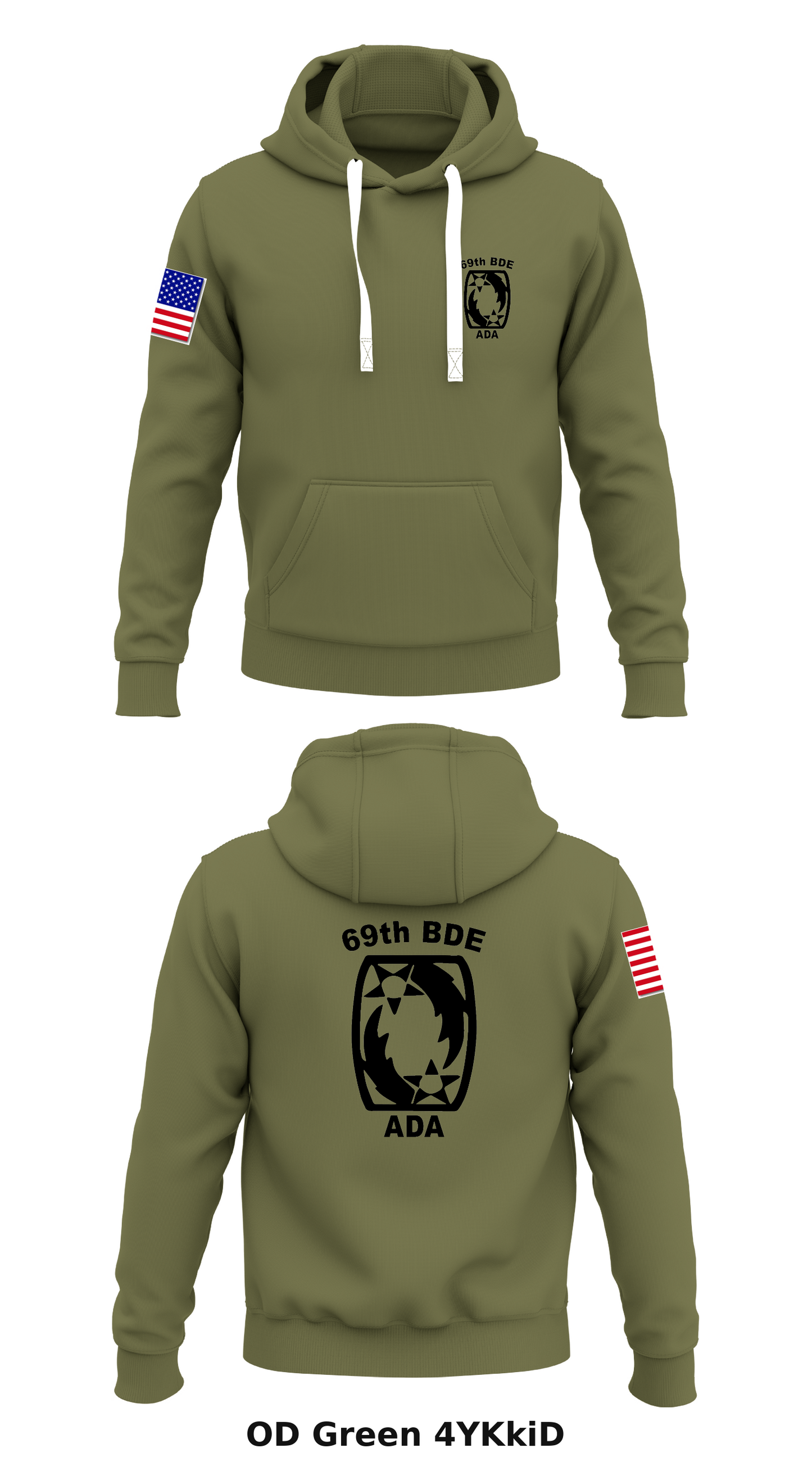 69th ADA Store 1  Core Men's Hooded Performance Sweatshirt - 4YKkiD