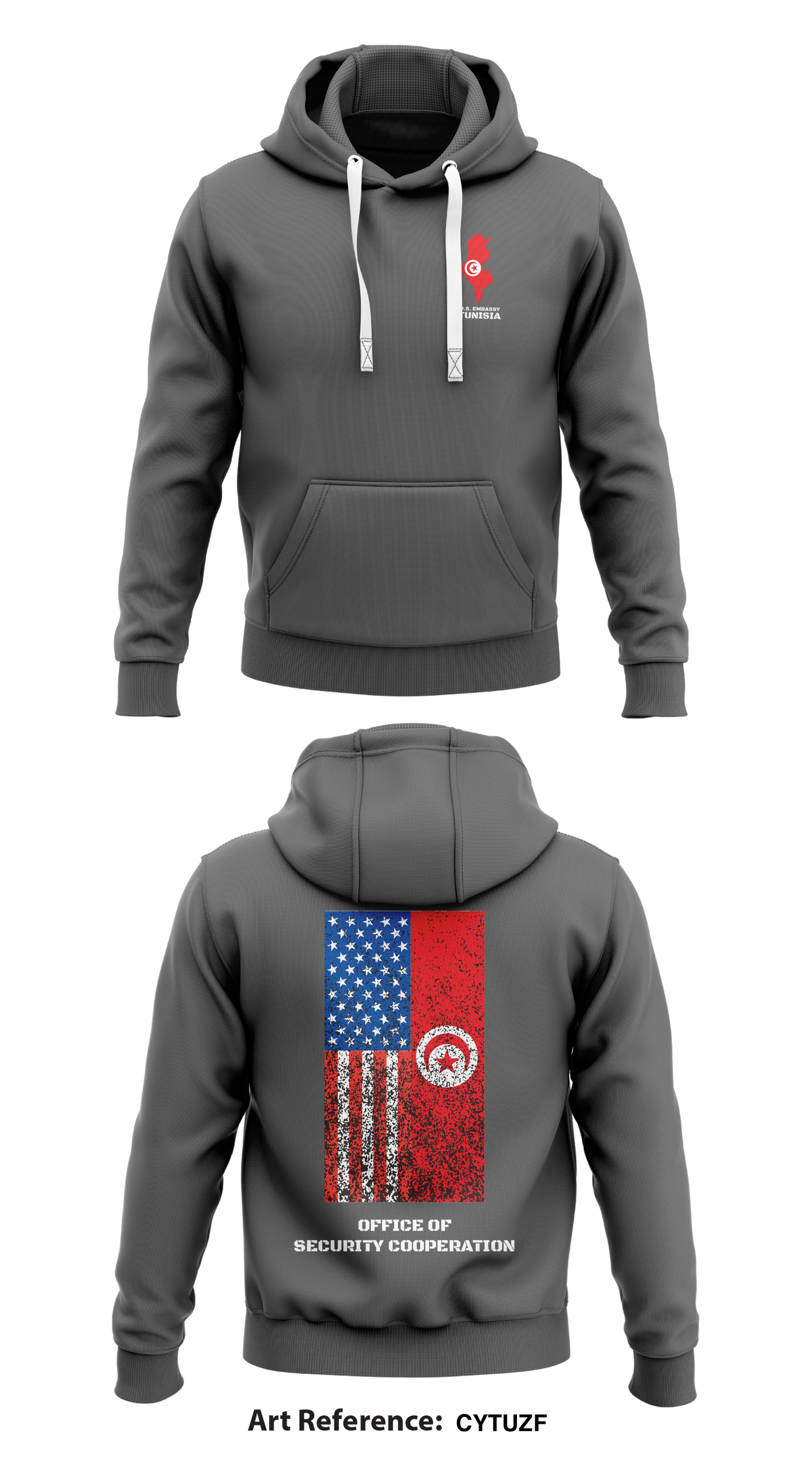 Office of Security Cooperation, Tunisia Store 1  Core Men's Hooded Performance Sweatshirt - CYTUzf