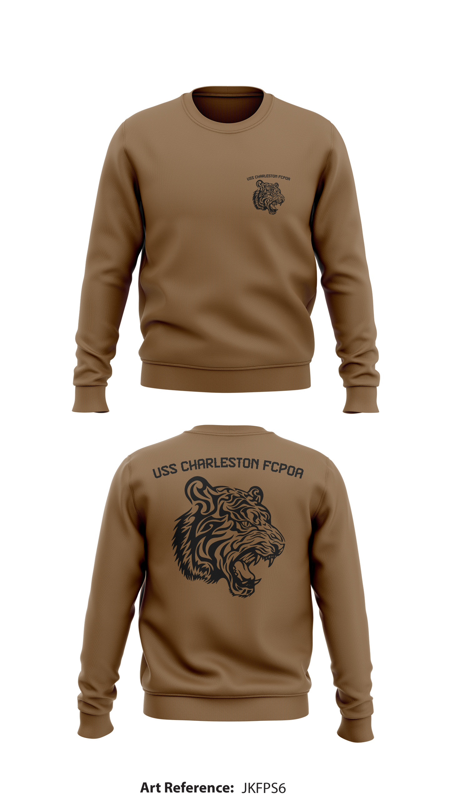 USS CHARLESTON FCPOA Store 1 Core Men's Crewneck Performance Sweatshirt - jkFpS6