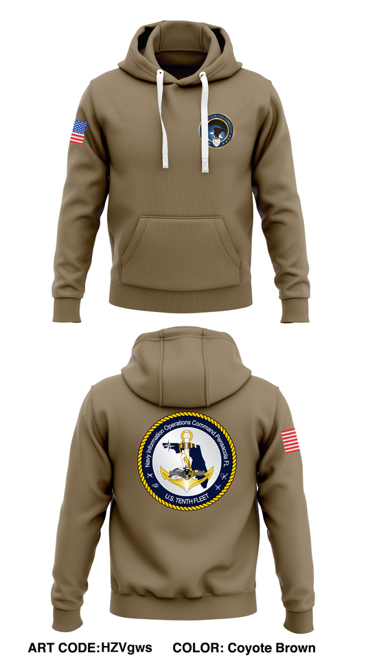 NIOC Pensacola Store 1  Core Men's Hooded Performance Sweatshirt - HZVgws