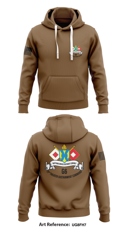 21st Theater Sustainment Command - G6 Store 1  Core Men's Hooded Performance Sweatshirt - uG8FH7