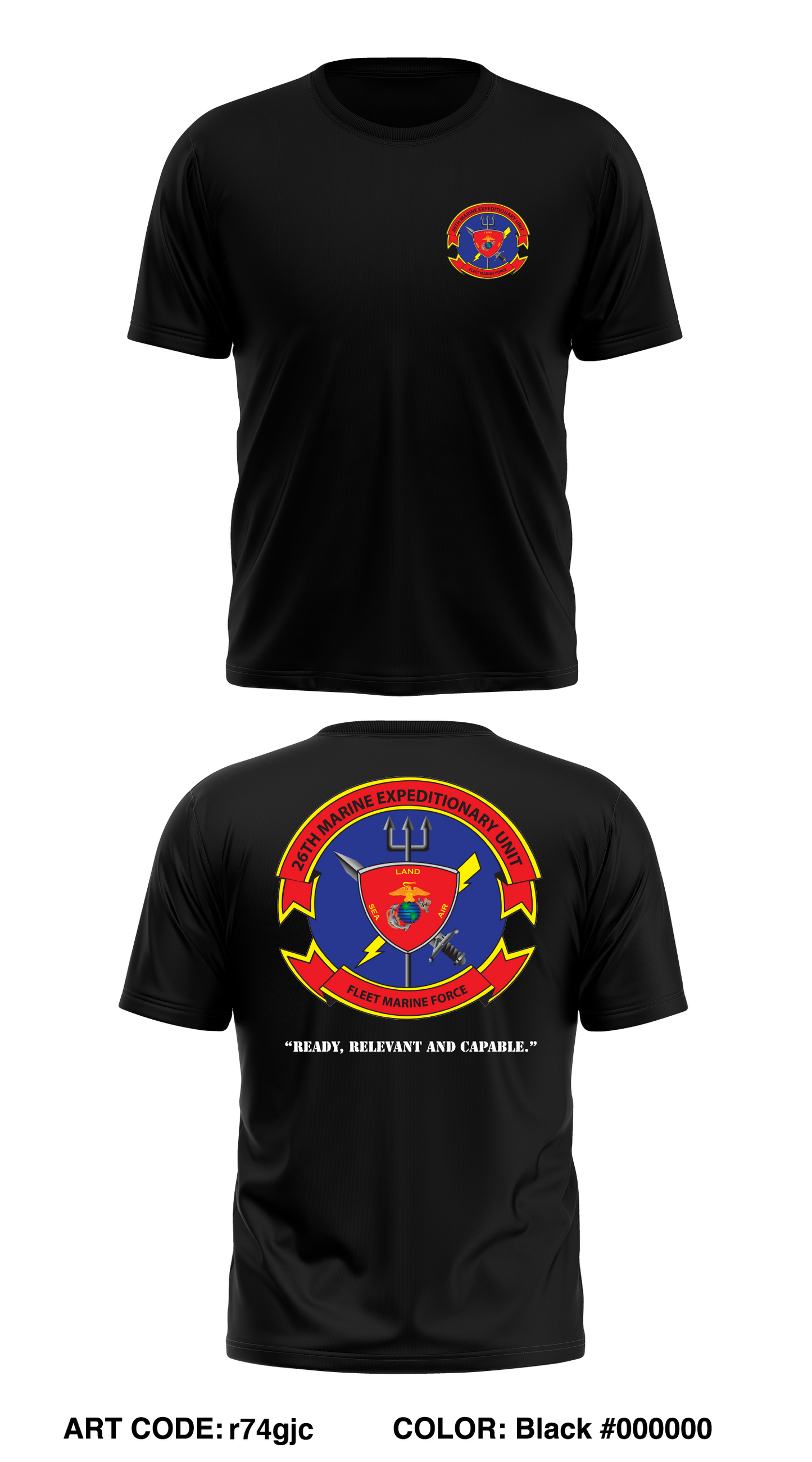 26TH MEU Store 1 Core Men's SS Performance Tee - r74gjc