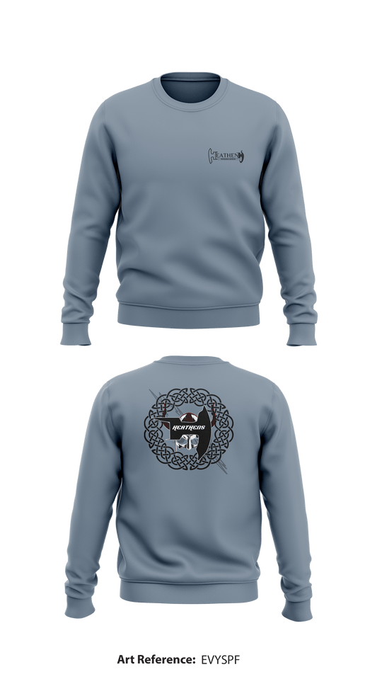 Heathens, DEMON Co, 2-327th IN Store 1 Core Men's Crewneck Performance Sweatshirt - EvYSPF