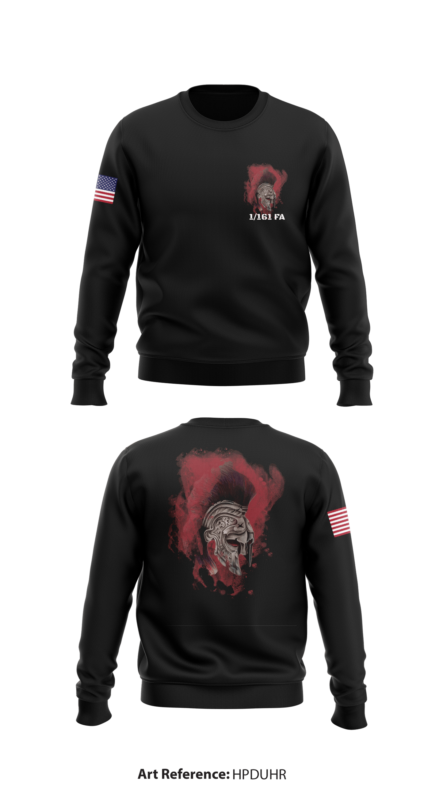 1/161 FA Store 1 Core Men's Crewneck Performance Sweatshirt - HPDuHR