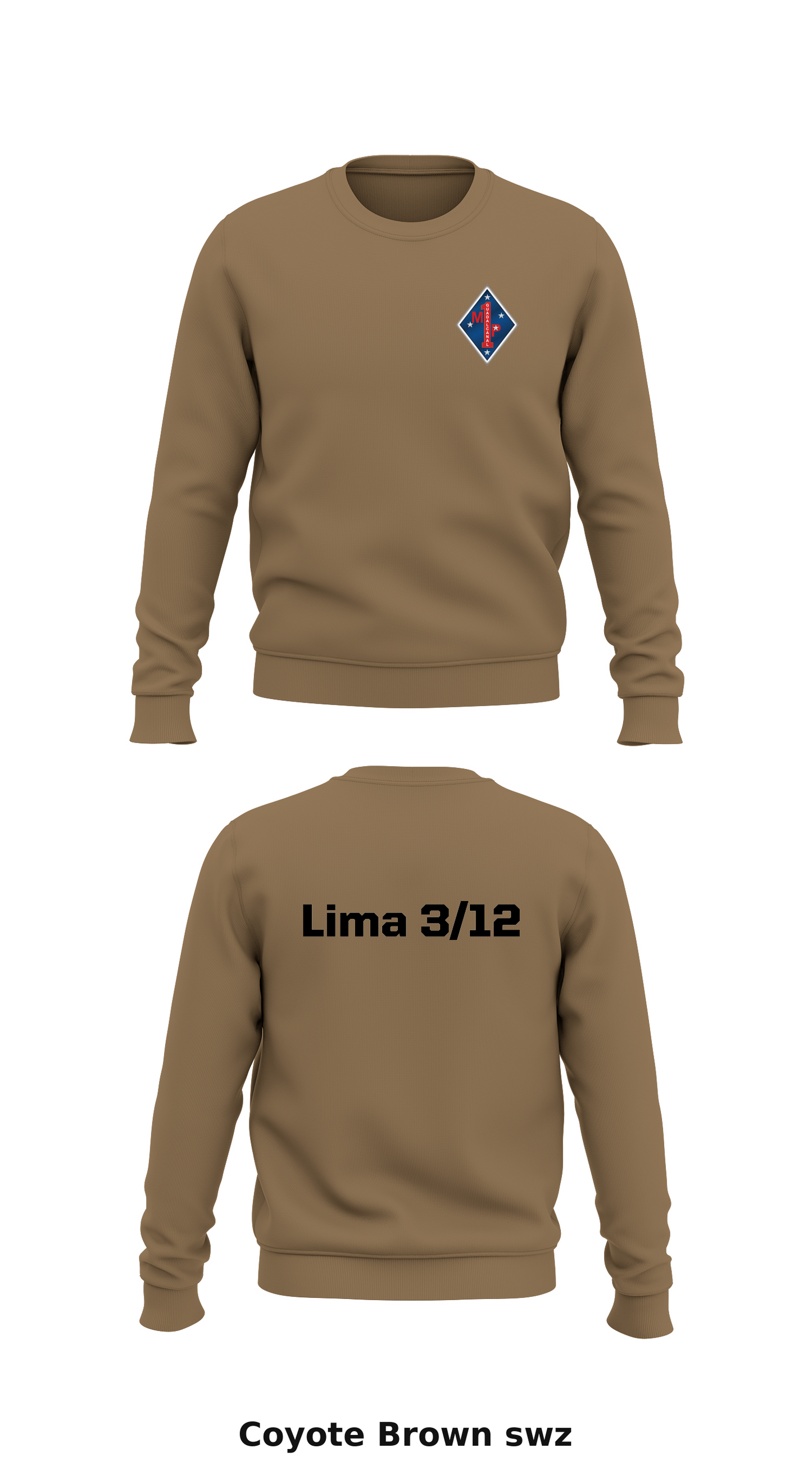 Lima 3/12 Store 1 Core Men's Crewneck Performance Sweatshirt - swz