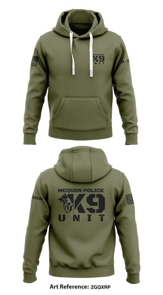 Mequon PD K-9 Store 1  Core Men's Hooded Performance Sweatshirt - ZgqXRP