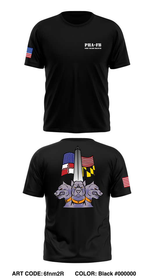PHA-FB- Fort Meade Branch Store 1 Core Men's SS Performance Tee - 6fnm2R