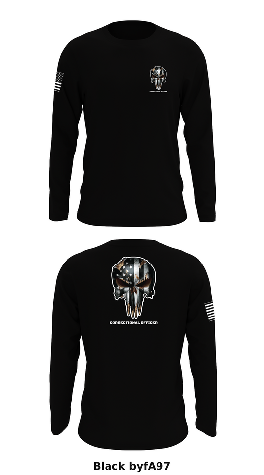 Correctional Officer Store 1 Core Men's LS Performance Tee - byfA97