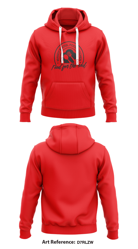 Mandy’s Soul Food Kitchen  Core Men's Hooded Performance Sweatshirt - D7rLZW