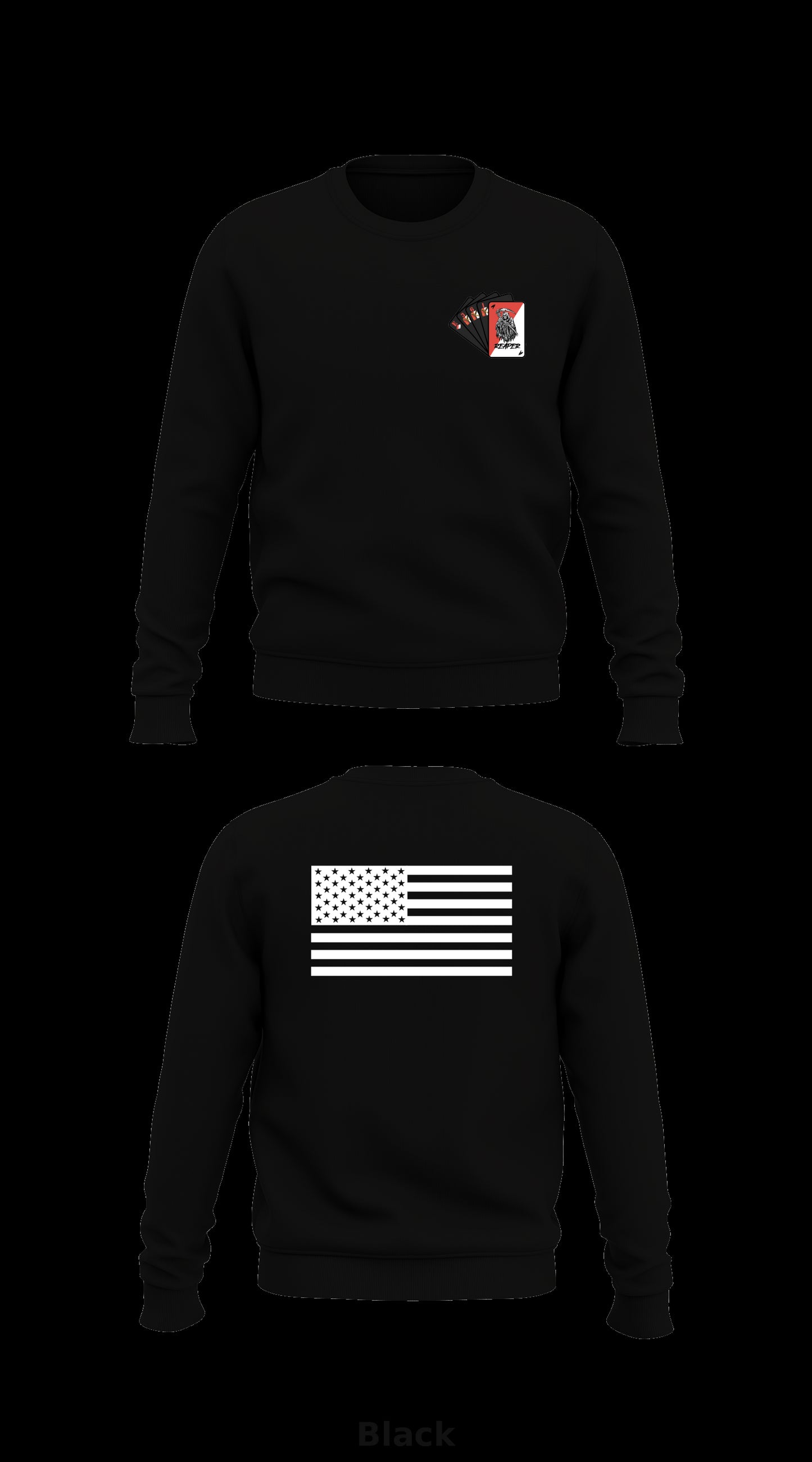 3-61 Cav Reapers  Store 1 Core Men's Crewneck Performance Sweatshirt - 51201490663