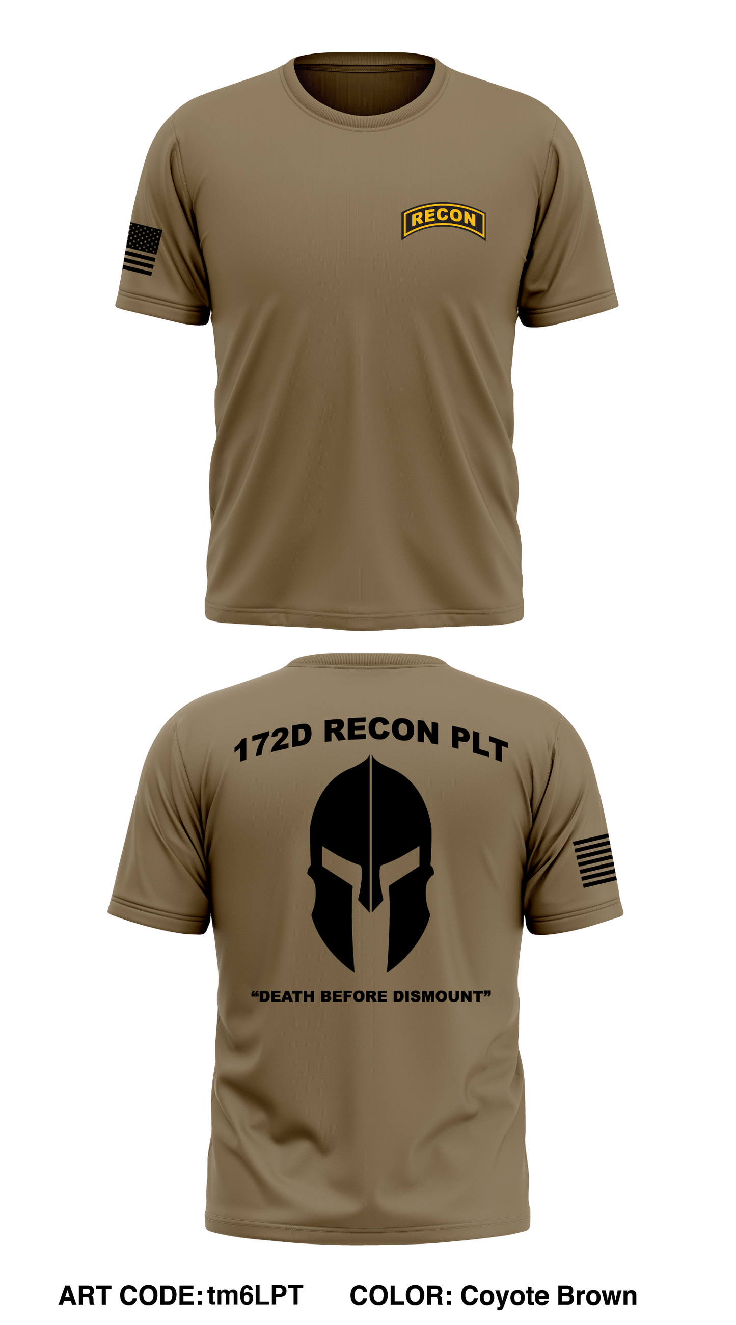 172D Recon PLT Store 1 Core Men's SS Performance Tee - tm6LPT