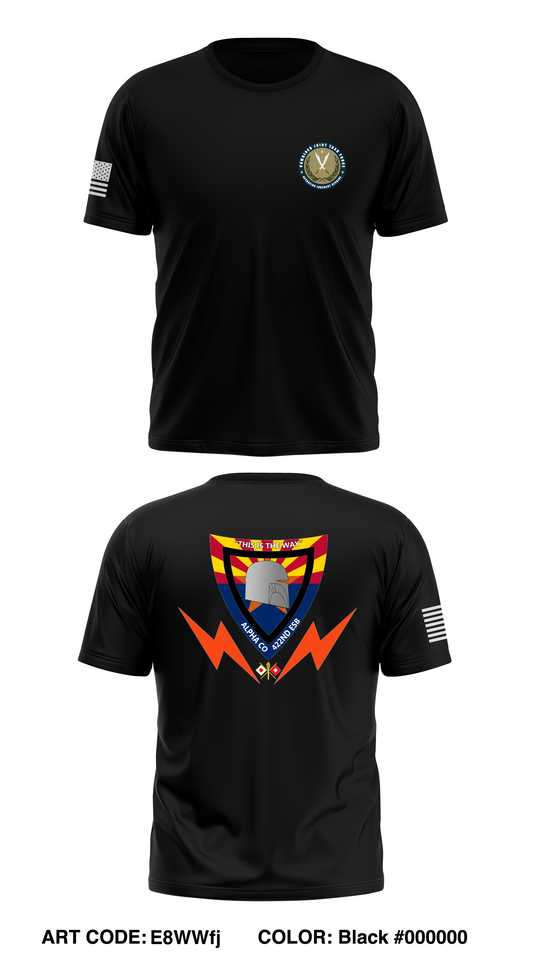 Co A 422 ESB Store 1 Core Men's SS Performance Tee - E8WWfj