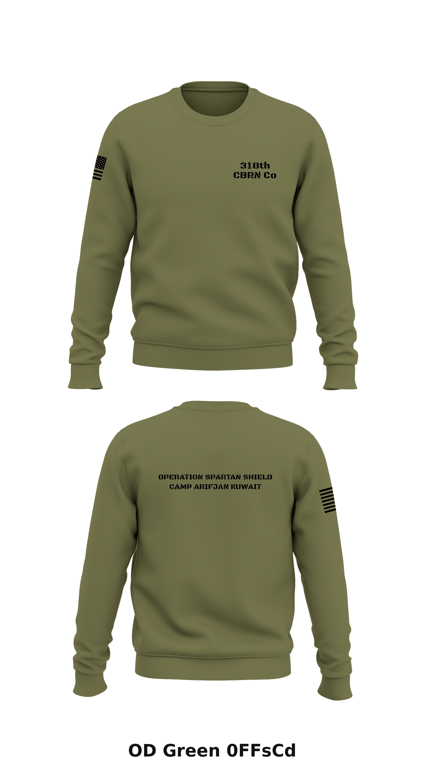 318th CBRN Co Store 1 Core Men's Crewneck Performance Sweatshirt - 0FFsCd