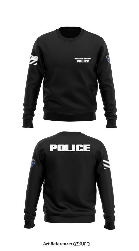 Garrard County Police Department Store 1 Core Men's Crewneck Performance Sweatshirt - qz6UPq