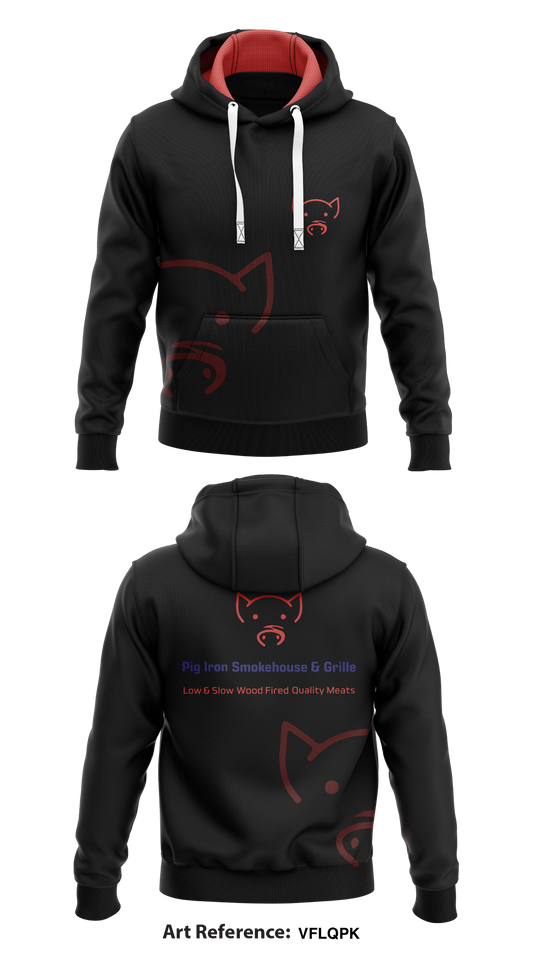 Pig Iron Store 1  Core Men's Hooded Performance Sweatshirt - VfLqPk