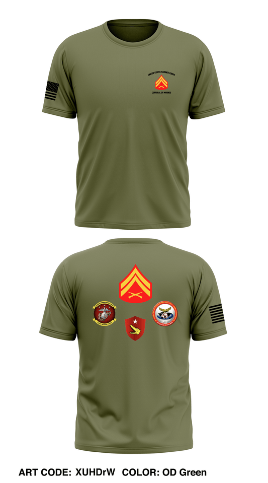 Fast Co 4th plt MCSFR Store 1 Core Men's SS Performance Tee - XUHDrW