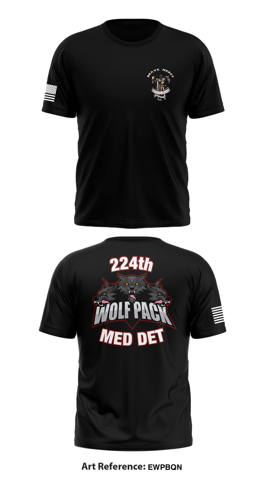 224th Preventive Medicine Det Store 1 Core Men's SS Performance Tee - EWpbqn