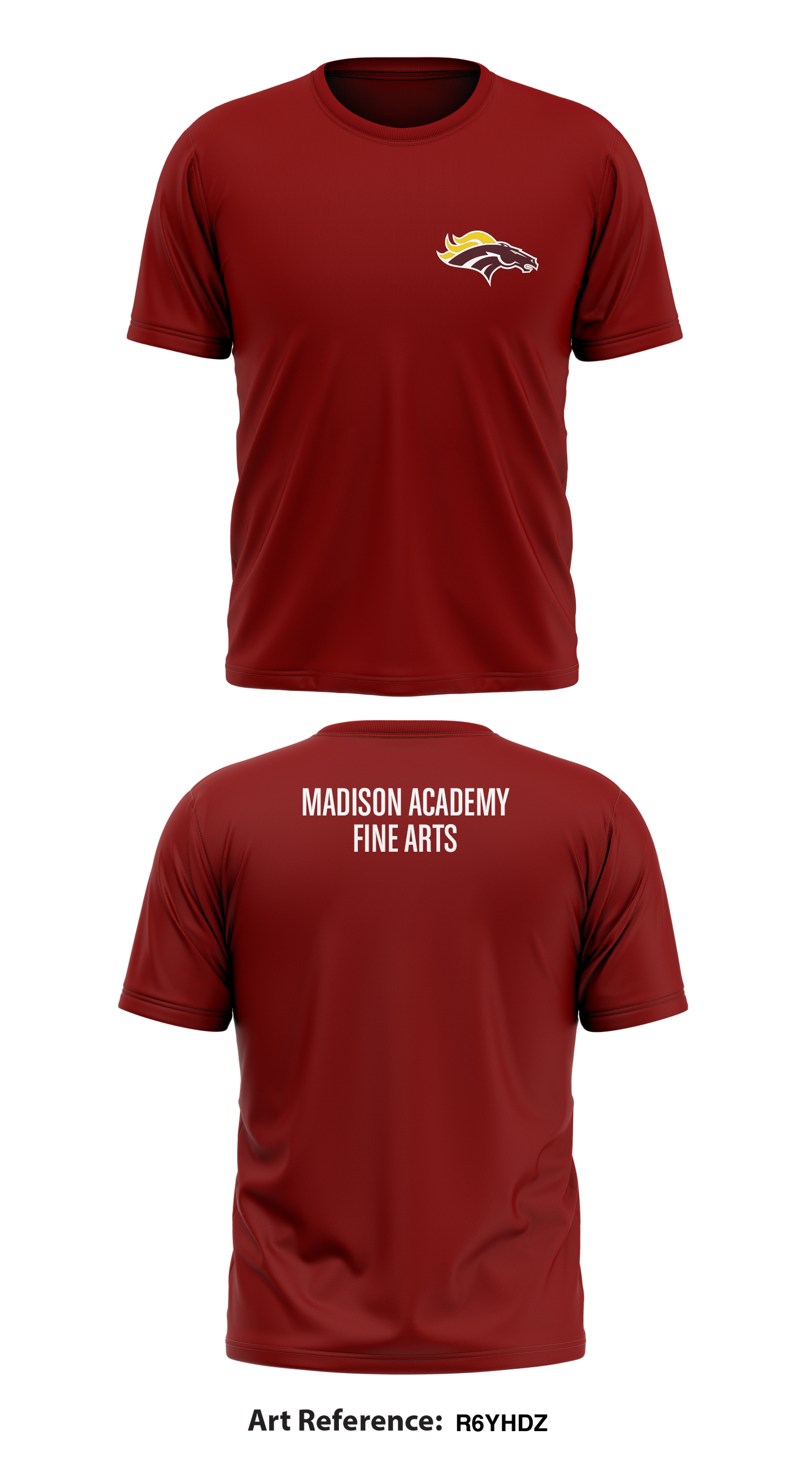 Madison Academy Fine Arts Store 1 Core Men's SS Performance Tee - r6yHdZ
