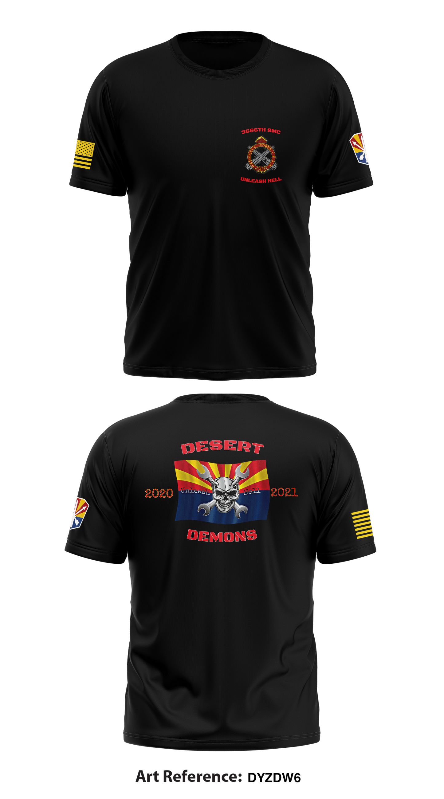 3666th SMC Store 1 Core Men's SS Performance Tee - dyZDW6