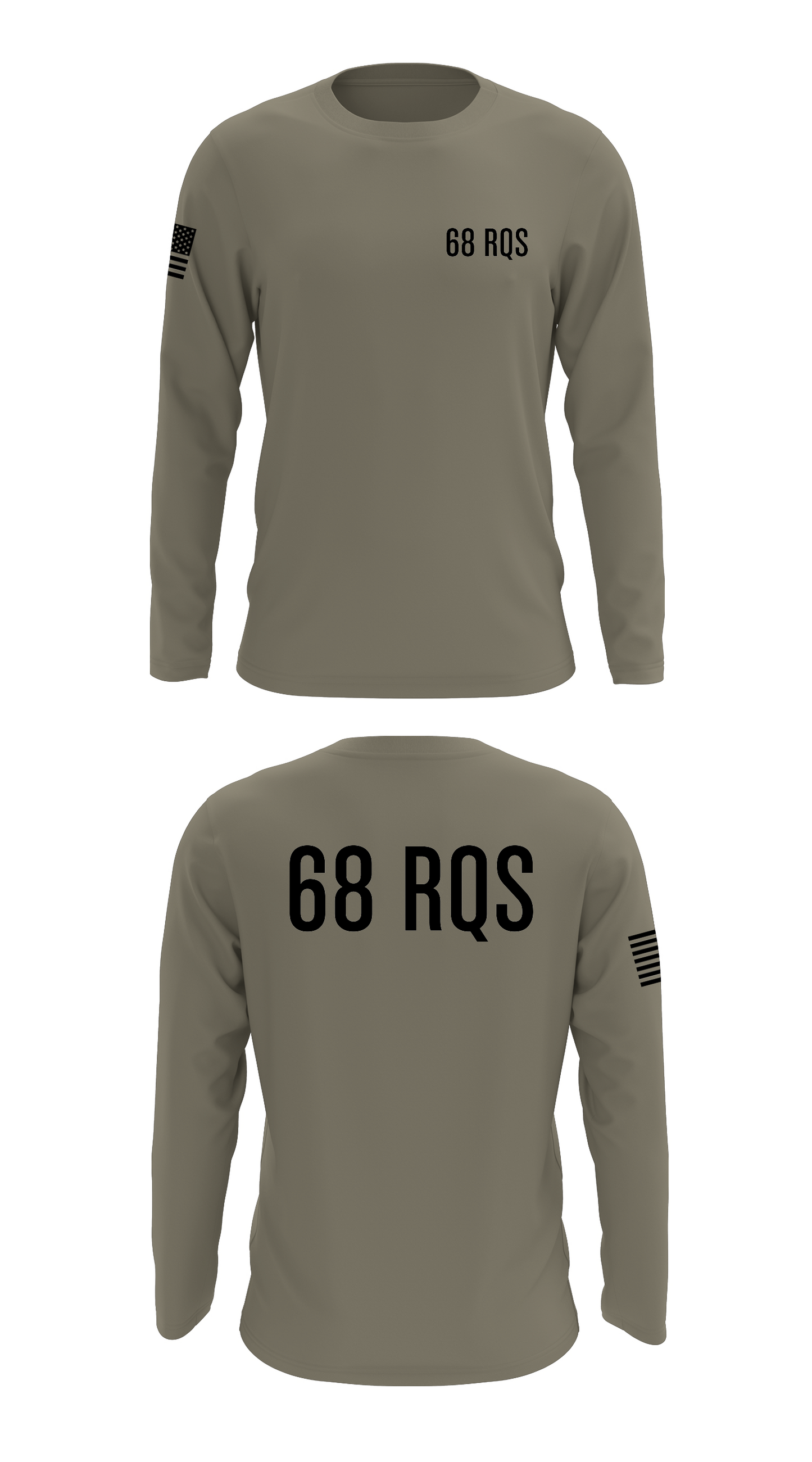 68 RQS Store 1 Core Men's LS Performance Tee - 52089600912