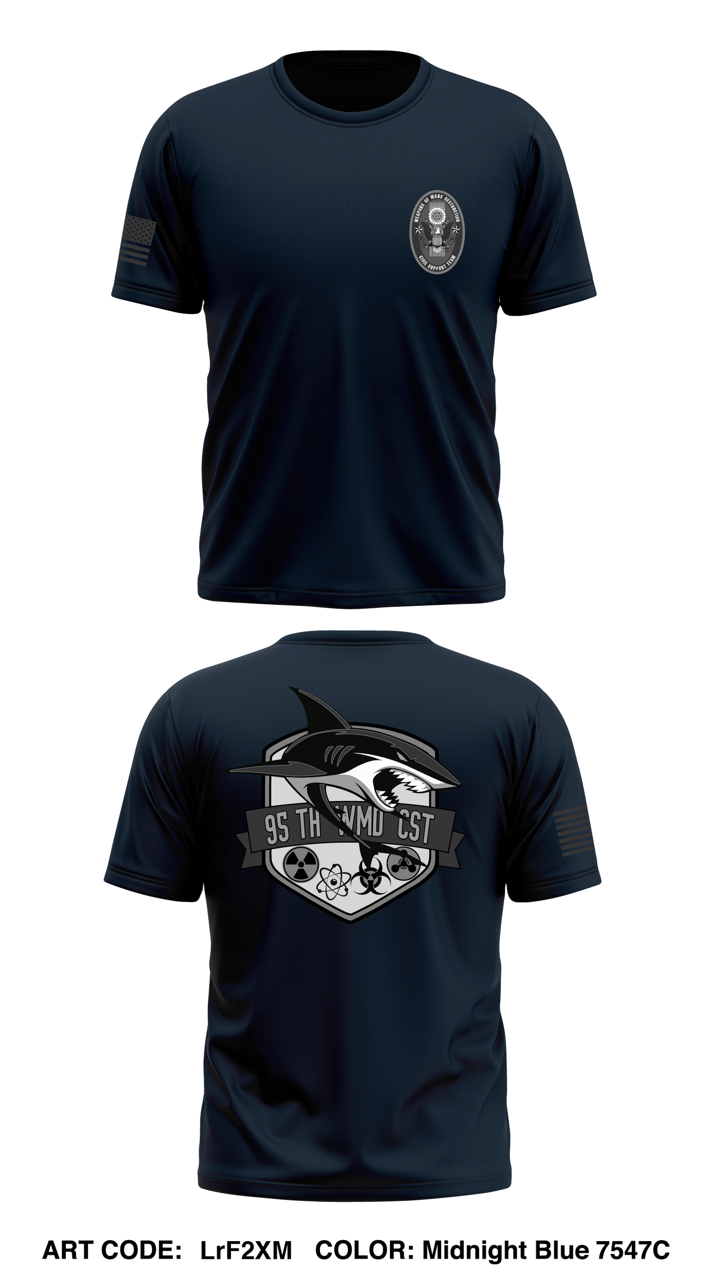 95th WMD CST Store 1 Core Men's SS Performance Tee - LrF2XM