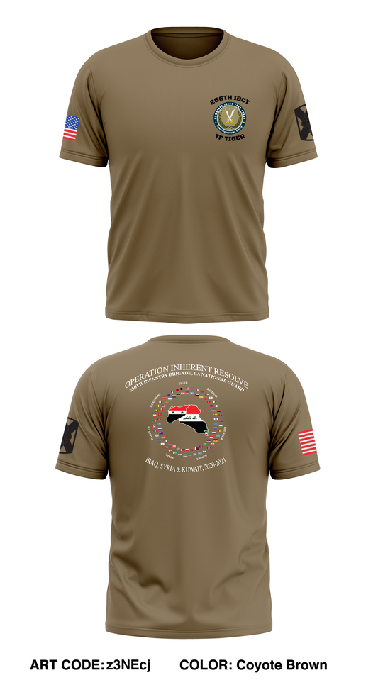 LANG 256th IBCT Store 1 Core Men's SS Performance Tee - z3NEcj